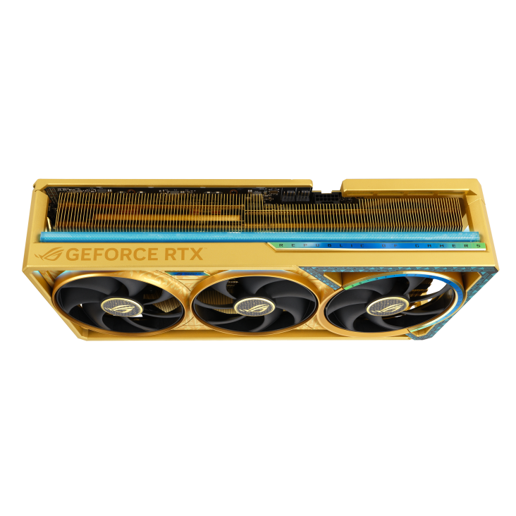 ROG Astral GeForce RTX™ 5080 Dhahab CORE OC Edition 16GB GDDR7 - Graphics Card ROG Astral GeForce RTX™ 5080 Dhahab CORE OC Edition 16GB GDDR7 - Graphics Card